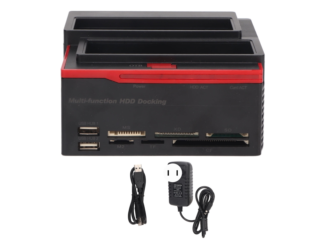 Doca Para Disco Rígido Usb2.0 Duplo Suporta 12tb Função Otb