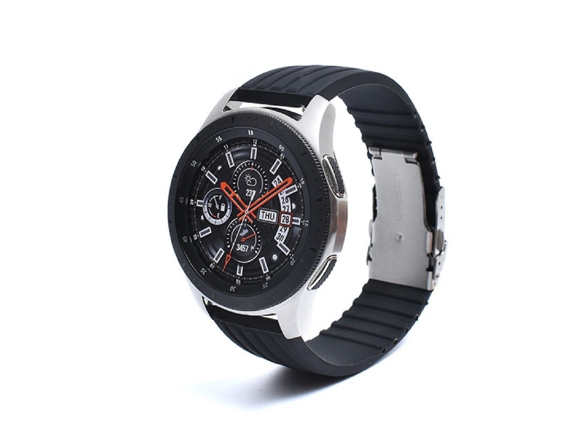 Bracelete Silicone Líquido para Garmin Approach S42 Preto
