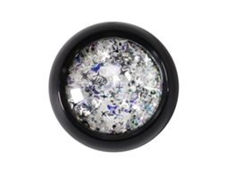 Decoração De Unhas Com Glitter De Estrela Hexagonal E Lantejoulas Irregulares Prata Pura Para Manicure