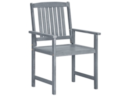 Maison Exclusive - Cadeiras De Jardim 6 Pcs Madeira De Acácia Maciça Cinzento