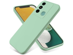 Capa De Silicone Líquido À Prova De Choque Para Itel P38 Pro / Vision 3 Plus