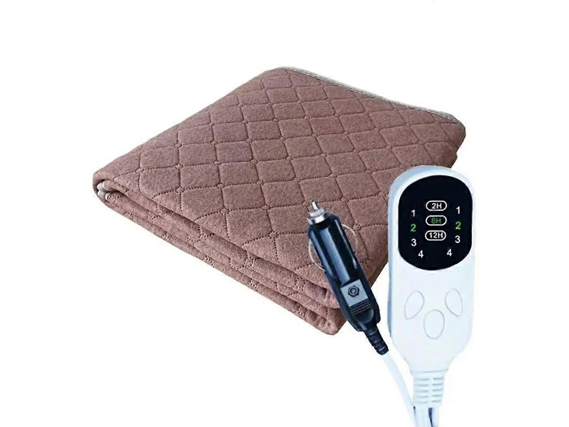 Cobertor Eltrico Aquecido Para Carro, 150 X 180 Cm, 12 V, Com 4 Nveis De Temperatura Ajustveis, Para Veculos Recreativos, Caminhes E Seds. Olysi Shop