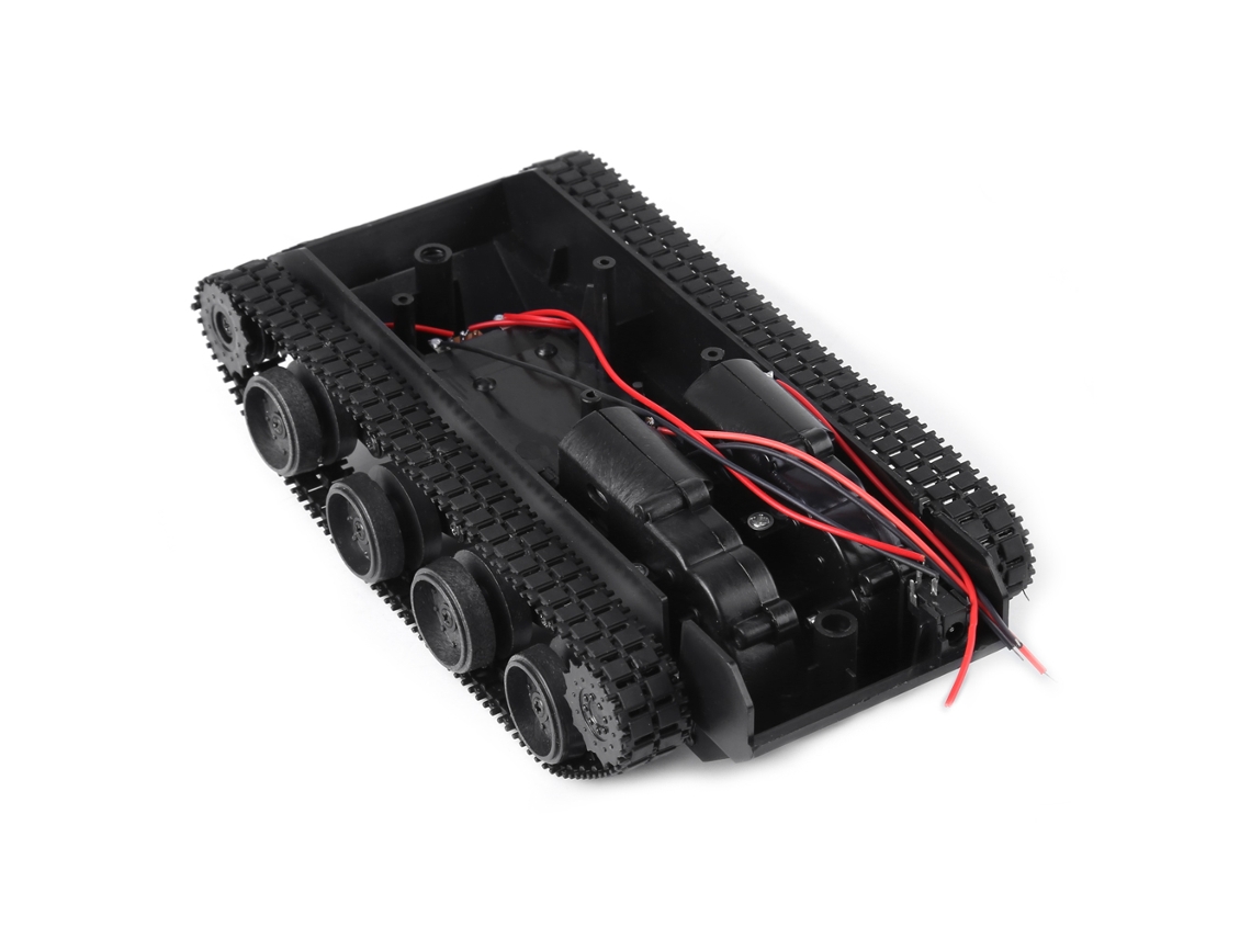 Kit De Chasis De Tanque Plástico Ligero Com Motor 130 3v-7v Para Diy