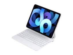 Capa Com Teclado Bluetooth Magnético Flutuante E Touchpad Para Ipad Pro 12.9 2018-2022 Layout Pt