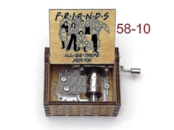 Caixa De Música Colorida Com Estampa Do Tema Da Série Friends Ill Be There For You Leque De Madeira Presente De Aniversário Ou Natal Para A Hengjian