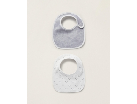 2 Babetes Newborn Cinza/Branco Zy Baby Zippy ZIPPY ZY BABY