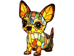 Abajur De Mesa Led Em Formato Cachorro.