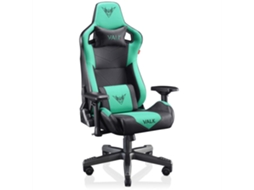 Cadeira Gaming VALK GAIA (Até 130 kg - Elevador a Gás Classe 4 - Verde)