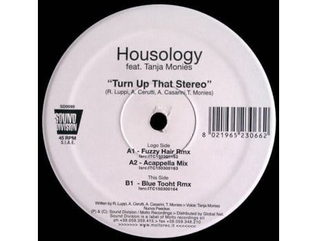 Vinil Turn Up That Stereo Sound Division