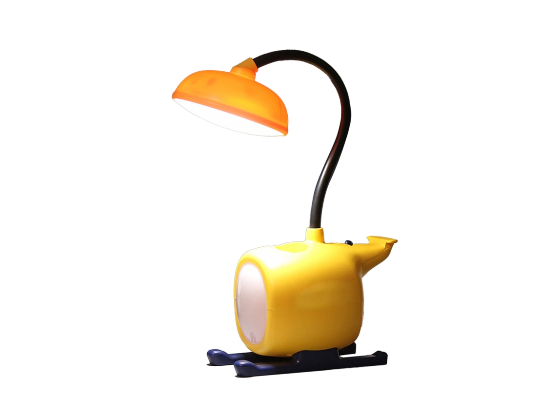 2026 lâmpada de Escritório Led Infantil em Forma de Avião Fofo Recarregável Plegável Luz Amarela Protetora de Olhos