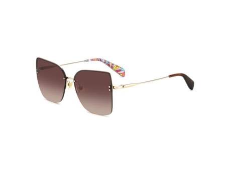 Óculos de Sol Kate Spade Ariella/G/S 58/15/140 Gold/Marrom Shaded Aço Inoxidável Mulher Ariella/G/S KATE SPADE NEW YORK