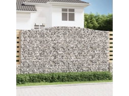 Vidaxl Cestos Gabião Arqueados 5pcs 400x50x220/240cm Ferro Galvanizado
