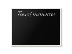 Magnetic Glass Board Travel Memories For The Hall Espelharte (80x60 Cm)