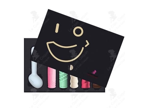 Lcc® Conjunto De Massajador Vibrante Controle Remoto Sem Fio Aplicativo Feminino Brinquedos Sexuais Para Adultos Dispositivo De Masturbação Feminino