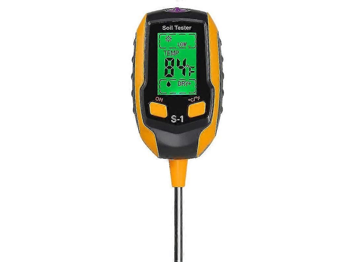 Medidor De Ph Do Solo, Medidor Digital De Umidade De Plantas Com Ph/temperatura/luz Aquaforge