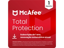 Software MCAFEE Total Protection (1 Dispositivos - 1 Ano - PC, Mac, Smartphone e Tablets - Formato Digital)