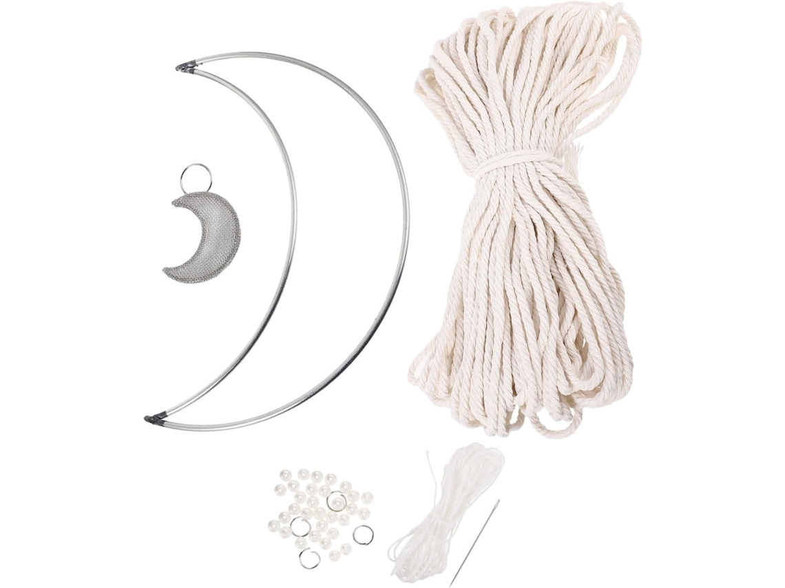 Kit De Macramê Para Parede Besportble, Fácil De Cortar, Em Corda De Algodão, Para Projetos Diy