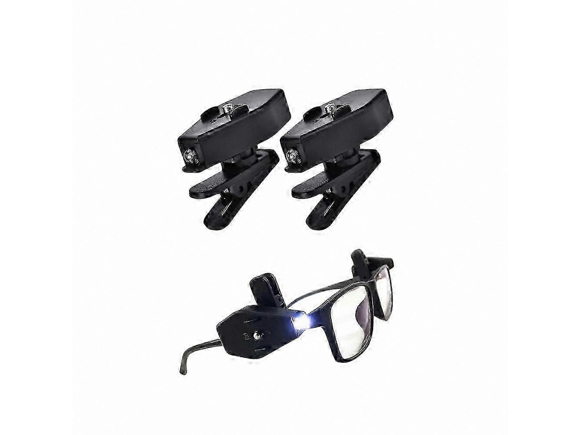 Luz De Leitura Led Para Óculos, Luz De Leitura Flexível Com Clipe E Compatibilidade Universal. Nostalgia88