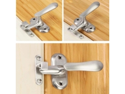 Fechadura Portátil Para Porta, Pino De Trava Alto E Baixo Em Aço Inoxidável, Com Ferrolho, Resistente A Furtos, Fivela