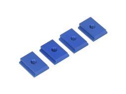 Laxiscreed, 4 Porcas T-deslizantes De Alumínio Para Canais, Ideal Para Movimento Linear Em Carpintaria