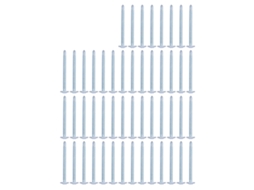 Laxiscreed Parafusos De Aço Carbono Galvanizado 4.2x50mm, Cabeçada Phillips, 50 Unidades Para Construções