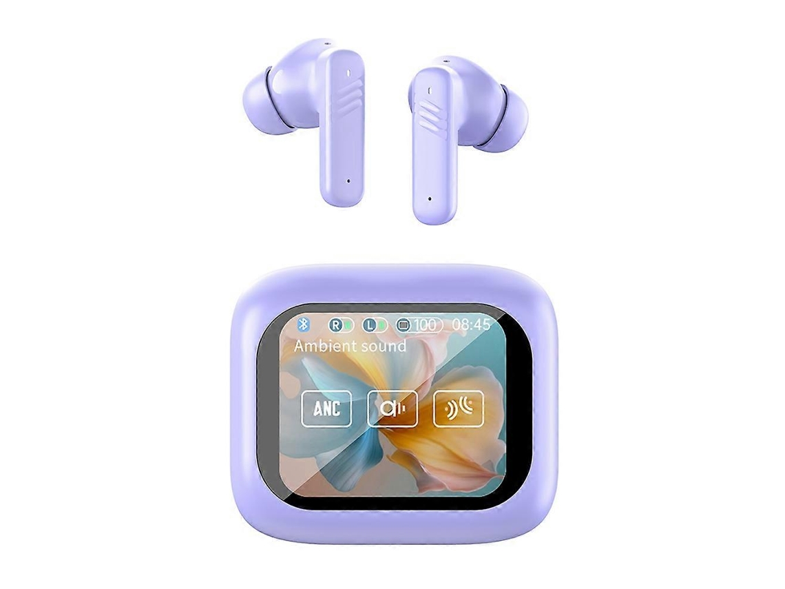 Fones De Ouvido Sem Fio Bluetooth Intra Auriculares Lx 10 Com Tela Sensível Ao Toque Colorida, Ancenc E Cancelamento De Ruído Duplo Ly Ebike