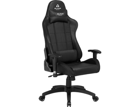 Cadeira Gaming ALPHA GAMER Vega (Até 150 kg - Elevador Classe 4 - Preto) — Cadeira Gaming | Preto