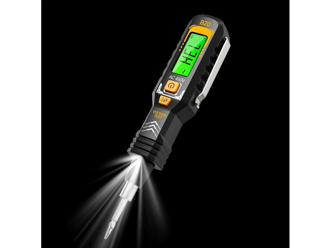 Lata de teste elétrico, seleção automática de faixa, robusta, alta precisão, LED