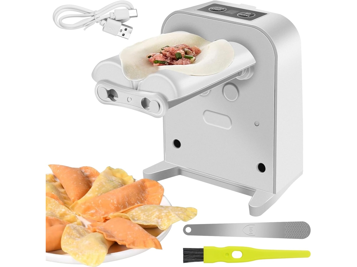 Automatic Dumpling Machine, Electric Dumpling Maker With Spoon And Brush, Usb Charging, 2 Modes Gyoza Dumpling Maker For Home Kitc