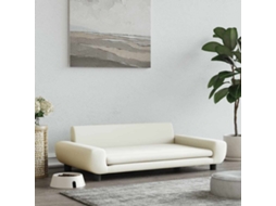 Vidaxl Cama 100x54x33 Cm Veludo Cor Creme