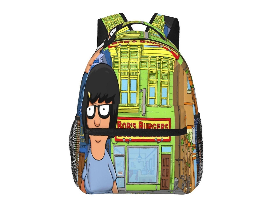 Mochila De Estudante Bobs Burgers I94, Leve E Durável, À Prova Dágua E Com Alça De Ombro Ajustável. Olysi Shop