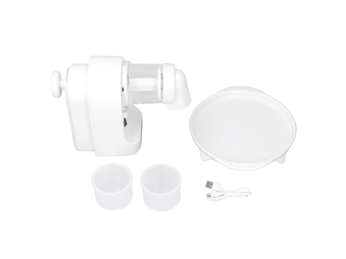 Laxiscreed Raspador De Gelo Elétrico Usb Para Gelo Raspado, Triturador Doméstico Para Smoothies E Bebidas