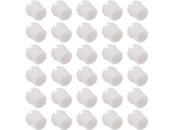 Protetores De Piso Para Pés De Cadeira Em Plástico Transparente, 22 Mm (120 Unidades)