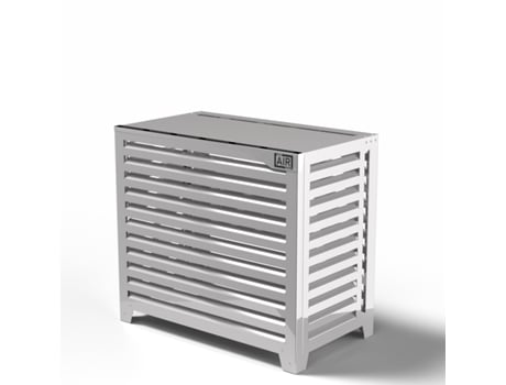 Cobertura Da Bomba De Calor - Big Blade - Branco - De Chão Tamanho Xl (l 115cm - A 103cm - P 66cm) - Box Air Klima