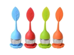Infusor De Chá Em Formato Folha, 4 Peças, Coador Silicone, Sachês Especiarias, Chá, Difusor Acessórios. Aquaforge