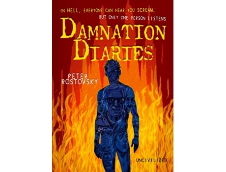 Livro Damnation Diaries de Peter Rostovsky (Inglês)
