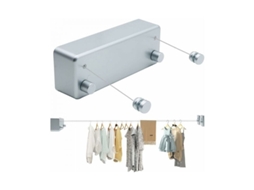 Varal Portátil Lurelia, Retrátil, Extensível, À Prova De Água, De Parede, Para Interior E Exterior, Para Casa De Banho, De Aço Inoxidável
