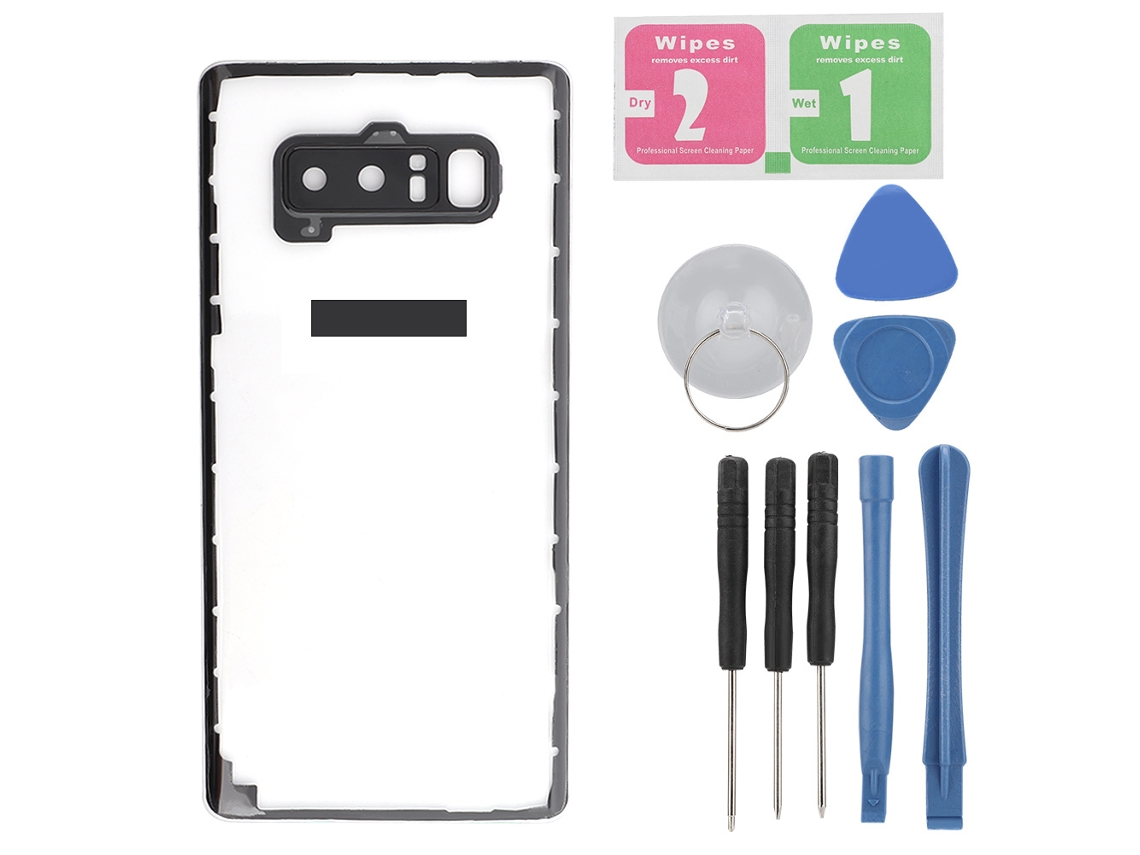 Tampa Traseira da Bateria EOOCOO (transparente para Samsung Note 8)