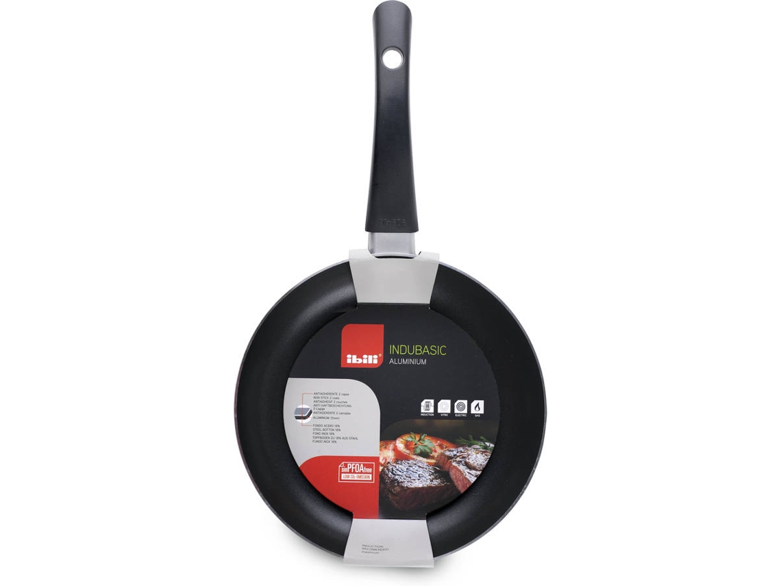 Frigideira Antiaderente IBILI INDUBASIC apta para indução (24 CM) PFOA free