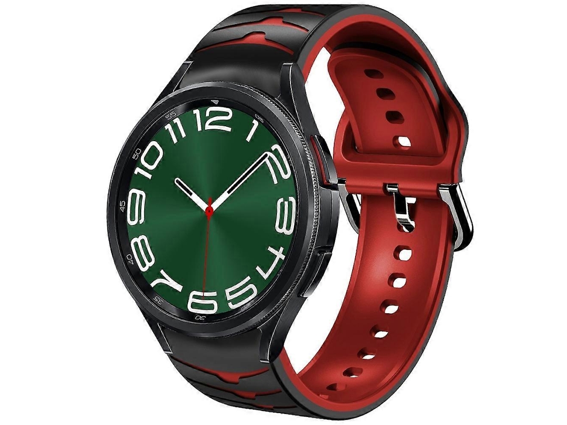 Pulseira De Relógio De Silicone Com Textura Curva