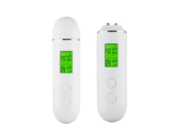 Analisador de Conteúdo de Óleo de Pele de Precisão Digital Lcd Monitor de Pele Testador de Umidade Presente para Mulheres Branco YIZHOOD