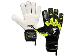 Luvas Guarda-redes Junior Fusion X Flat Cut Finger Protect Preto 4 PRECISION