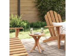 Vidaxl Mesa Lateral Castanho 40 X 40 X 41 Cm Madeira De Teca Sólida
