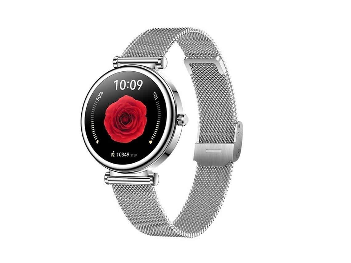 Smartwatch Para Mulheres Relógio Fitness De 1.27” Com Chamadas Bluetooth Monitoramento De Frequência Cardíaca Sono Spo2 E Estresse Mais De 110 Yizhood