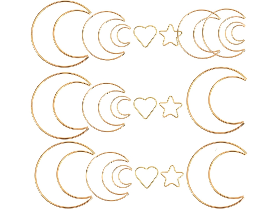Conjunto De 20 Aros De Metal Para Decoração De Macramê.