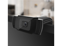 Webcam (foco automático, redução de ruído)