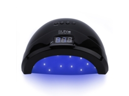 Lâmpada De Unhas 48w (potência 48w, Preta, Sensor Inteligente, Indolor) Eoocoo