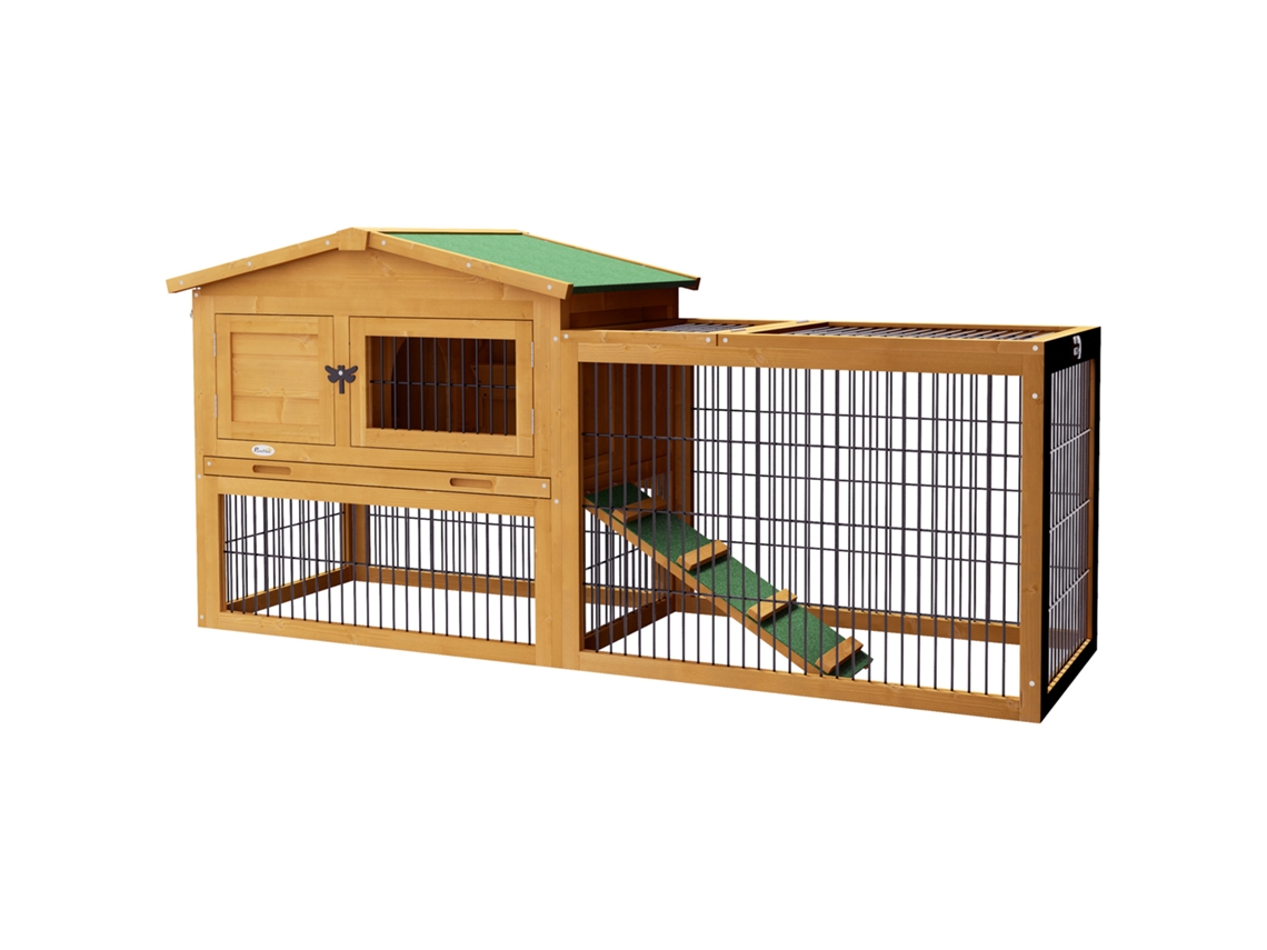 Gaiola para Coelhos com Rampa, Porta Trancável, 150 X 52,5 X 68 Cm | S/MARCA