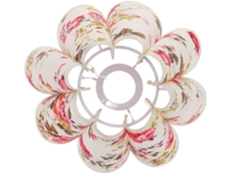 Pétalas de Tecido Decorativas Artísticas E27, Acessório de Iluminação Suave para Sala de Estar e Escritório. SFUSHOS