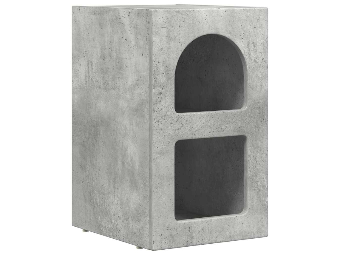 Mesa de cabeceira Cinzento 29,5 X 33,5 X 50 Cm MAISON EXCLUSIVE